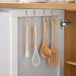 5pcs /Pack  S-Shaped Double Hook Stainless Steel Coat And Drawer Door Rear Hook, S-Shaped Double Hook