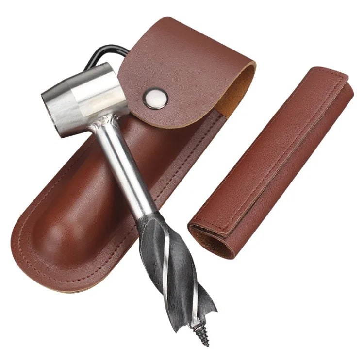 Conjunto de Ferramentas para Brocas de Perfuração de Sobrevivência ao Ar Livre, Preto, Azul, Castanho, Bege
