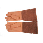 1 Par de Luvas de Couro Resistentes a Cortes para Jardim Floral, Tamanho: S, M, L, XL