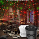 Luz Atmosférica de Palco Mini Laser USB C209, Estilo Estrela Única (Branco), Estilo 8 em 1 (Preto), Estilo 12 em 1 (Preto)