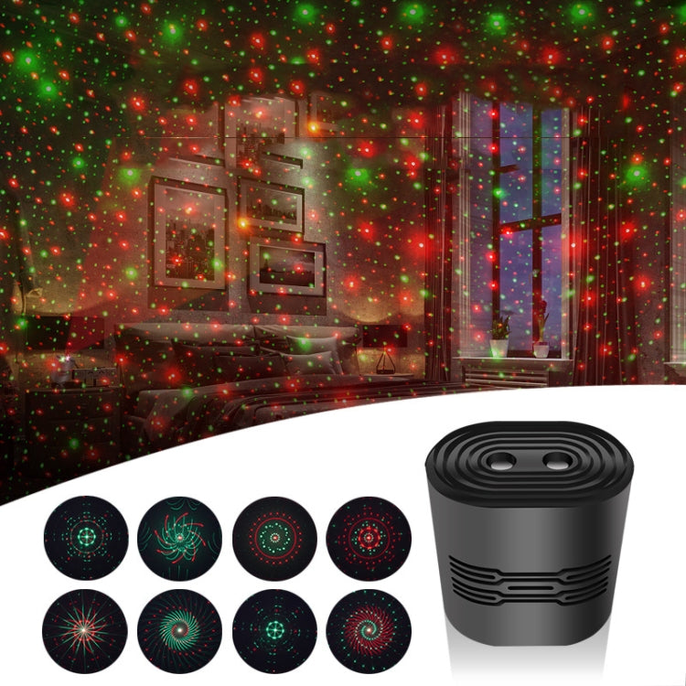Luz Atmosférica de Palco Mini Laser USB C209, Estilo Estrela Única (Branco), Estilo 8 em 1 (Preto), Estilo 12 em 1 (Preto)