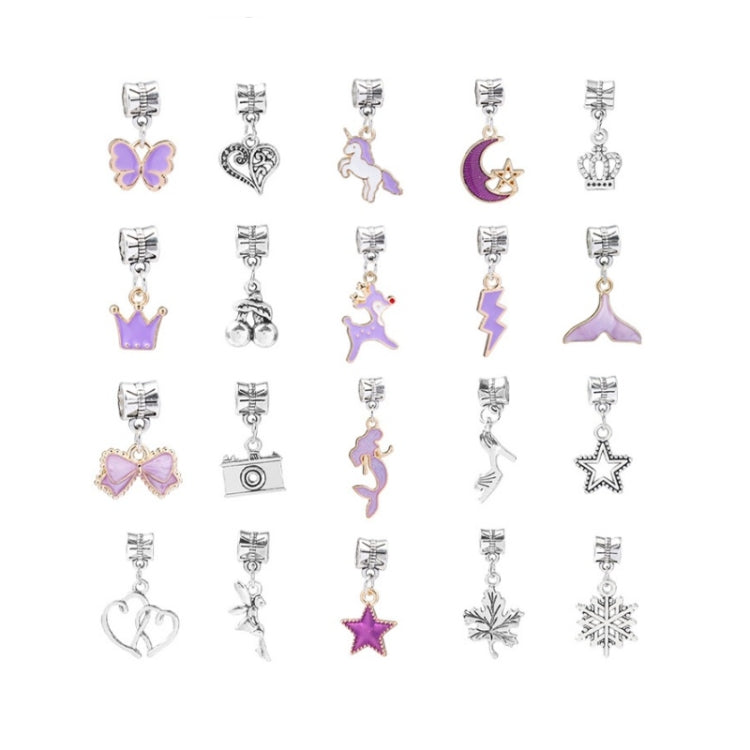 Pulseira DIY para Crianças com Cristais Coloridos e Desenhos Animados TZ-05 63 em 1, 63 em 1 (Fato Roxo), 63 em 1 (Fato Vermelho), 63 em 1 (Fato Verde), 63 em 1 (Fato Colorido)