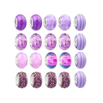 Pulseira DIY para Crianças com Cristais Coloridos e Desenhos Animados TZ-05 63 em 1, 63 em 1 (Fato Roxo), 63 em 1 (Fato Vermelho), 63 em 1 (Fato Verde), 63 em 1 (Fato Colorido)