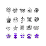 Pulseira DIY para Crianças com Cristais Coloridos e Desenhos Animados TZ-05 63 em 1, 63 em 1 (Fato Roxo), 63 em 1 (Fato Vermelho), 63 em 1 (Fato Verde), 63 em 1 (Fato Colorido)