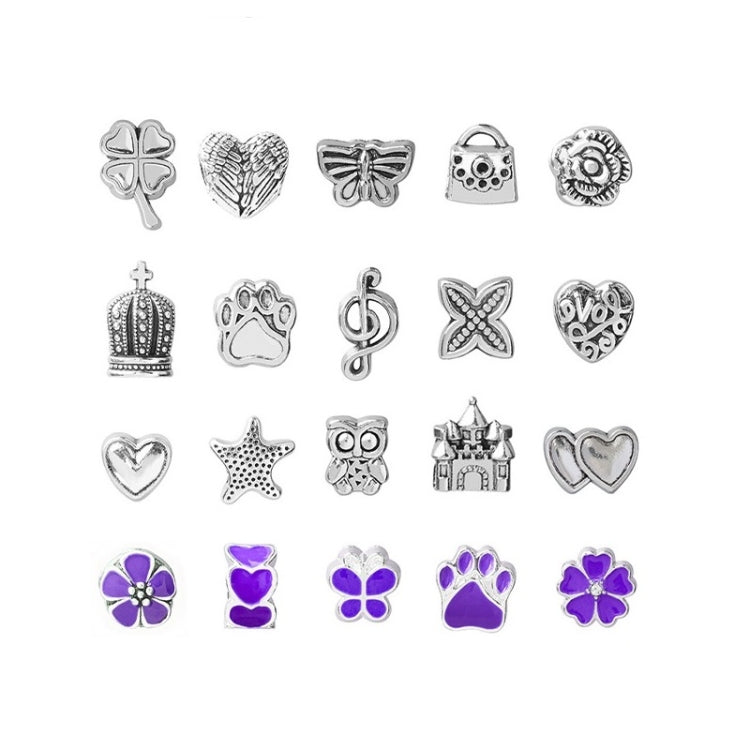 Pulseira DIY para Crianças com Cristais Coloridos e Desenhos Animados TZ-05 63 em 1, 63 em 1 (Fato Roxo), 63 em 1 (Fato Vermelho), 63 em 1 (Fato Verde), 63 em 1 (Fato Colorido)