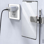 S15 Magnetic Aluminum Alloy Bracket Data Cable Storage Sticker Car Phone Holder