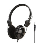 Soyto SY808MV Auscultadores para Aula Online e Escritório, Comprimento do Cabo: 1,6m, Preto 3,5mm, Preto 6,5mm