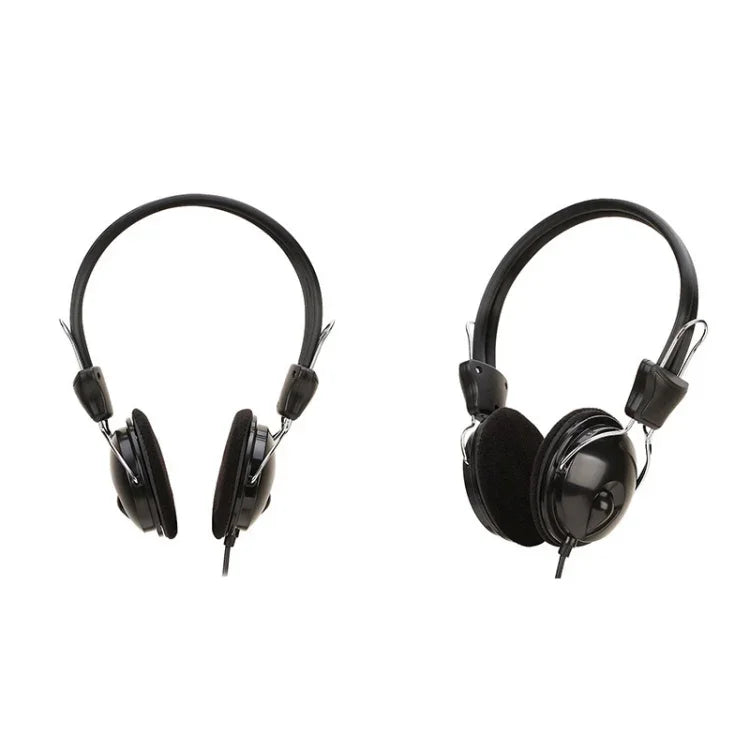 Soyto SY808MV Auscultadores para Aula Online e Escritório, Comprimento do Cabo: 1,6m, Preto 3,5mm, Preto 6,5mm