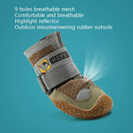 4 PCS / Conjunto HCPET Sapatos para Cão com Rede Respirável, Nº1 4cm, Nº2 4.5cm, Nº3 5cm, Nº4 5.5cm, Nº5 6cm, Nº6 6.5cm, Nº7 7cm, Nº8 7.5cm