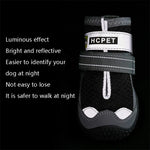 4 PCS / Conjunto HCPET Sapatos para Cão com Rede Respirável, Nº1 4cm, Nº2 4.5cm, Nº3 5cm, Nº4 5.5cm, Nº5 6cm, Nº6 6.5cm, Nº7 7cm, Nº8 7.5cm