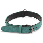 Coleira de Couro Dupla Camada JINMAOHOU para Cães, XS 34x1.7cm, S 39x2.2cm, M 49x2.7cm, L 59x3.2cm