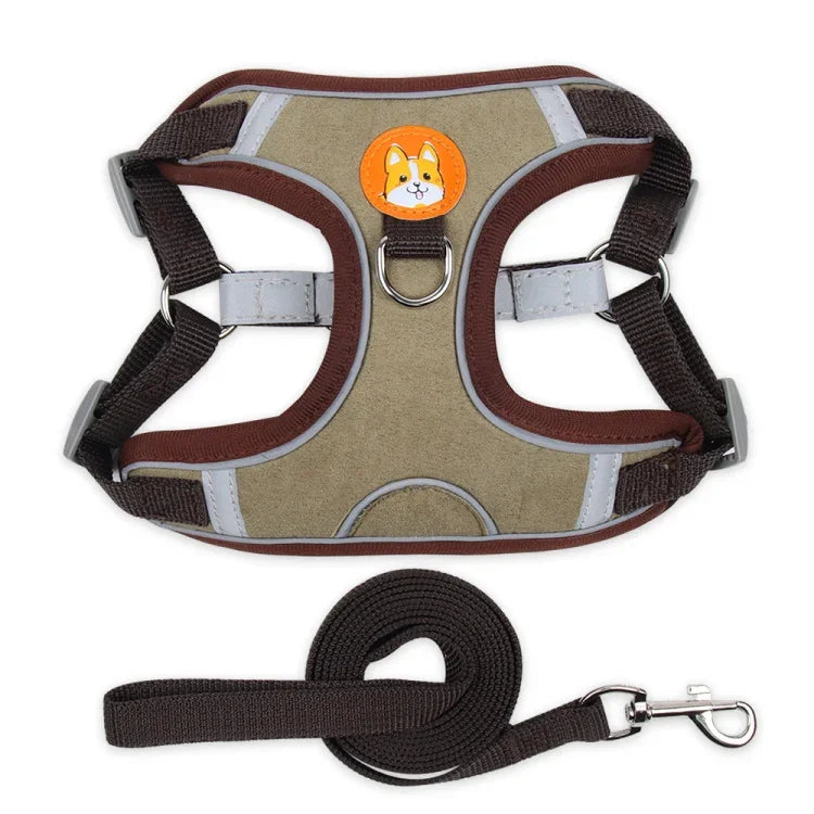 BL-867 Correias Peitorais para Animais Corda Refletora para Tração de Cão, Tamanho:, S, M, L, XL