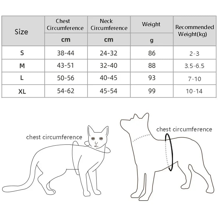 BL-867 Correias Peitorais para Animais Corda Refletora para Tração de Cão, Tamanho:, S, M, L, XL