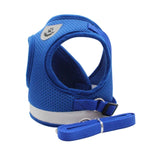 BL-844 Correias Peitorais para Animais Corda Respirável Refletora para Cão, Tamanho:, XS, S, M, L, XL