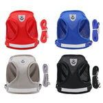 BL-844 Correias Peitorais para Animais Corda Respirável Refletora para Cão, Tamanho:, XS, S, M, L, XL