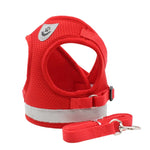 BL-844 Correias Peitorais para Animais Corda Respirável Refletora para Cão, Tamanho:, XS, S, M, L, XL