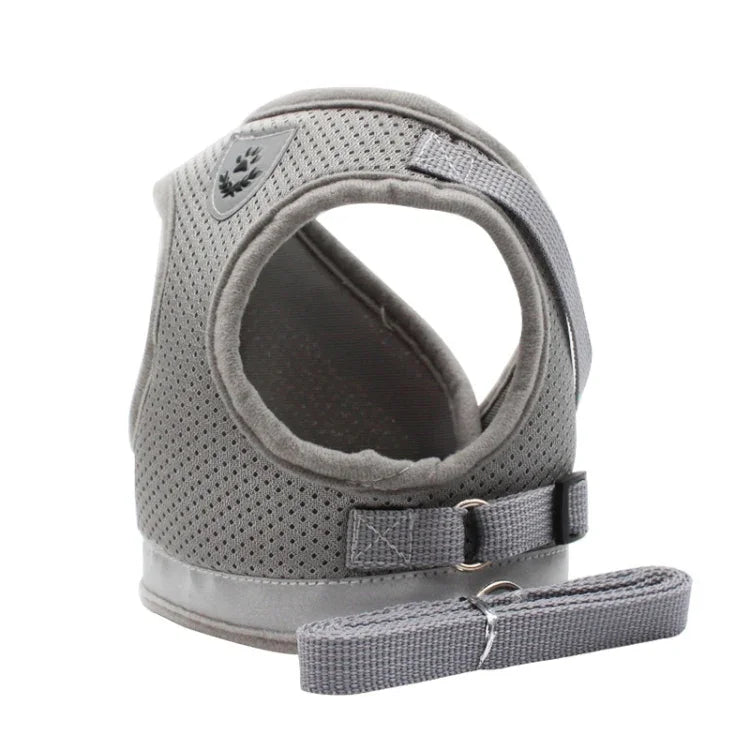 BL-844 Correias Peitorais para Animais Corda Respirável Refletora para Cão, Tamanho:, XS, S, M, L, XL