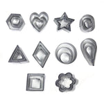 Molde para Bolachas em Aço Inoxidável, 30 Peças / Conjunto, 27 Peças / Conjunto