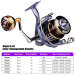 Carretel de Pesca PROBEROS com Arame Metálico, Modelo: DR2000, DR3000, DR4000, DR5000, DR6000, DR7000
