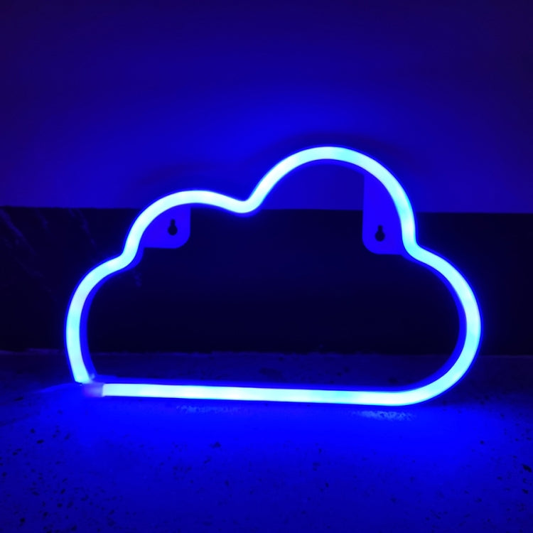 Lâmpada de Modelagem LED Neon Decoração Luz Noturna, Estilo:, Nuvem Azul, Trovão Azul, Trovão Rosa, Lua Blu-ray, Sol Luz Amarela, Arco-íris Quatro Cores