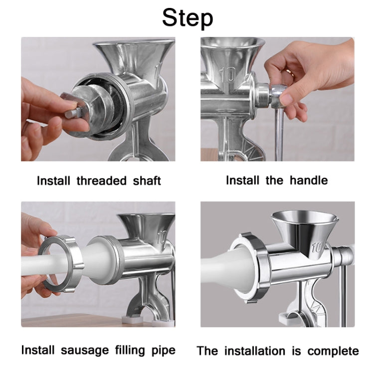 Household Manual Grinder Sausage Machine, No. 10 Large