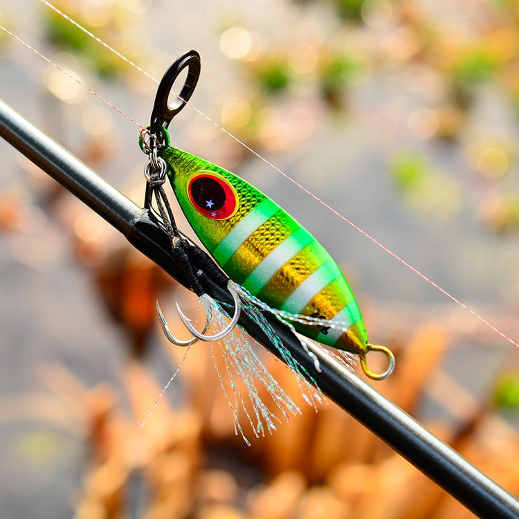 Isco Metálico PROBEROS LF105 para Pesca no Mar, 10g, 20g, 30g, 40g, 60g