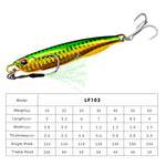 PROBEROS LF103 Simulation Metal Sea Fishing Bait, 10g, 15g, 20g, 30g, 40g, 50g