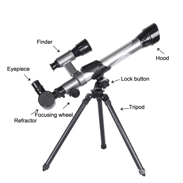 Telescópio Astronómico HD C2130 20X-40X com Múltiplas Oculares, C2130
