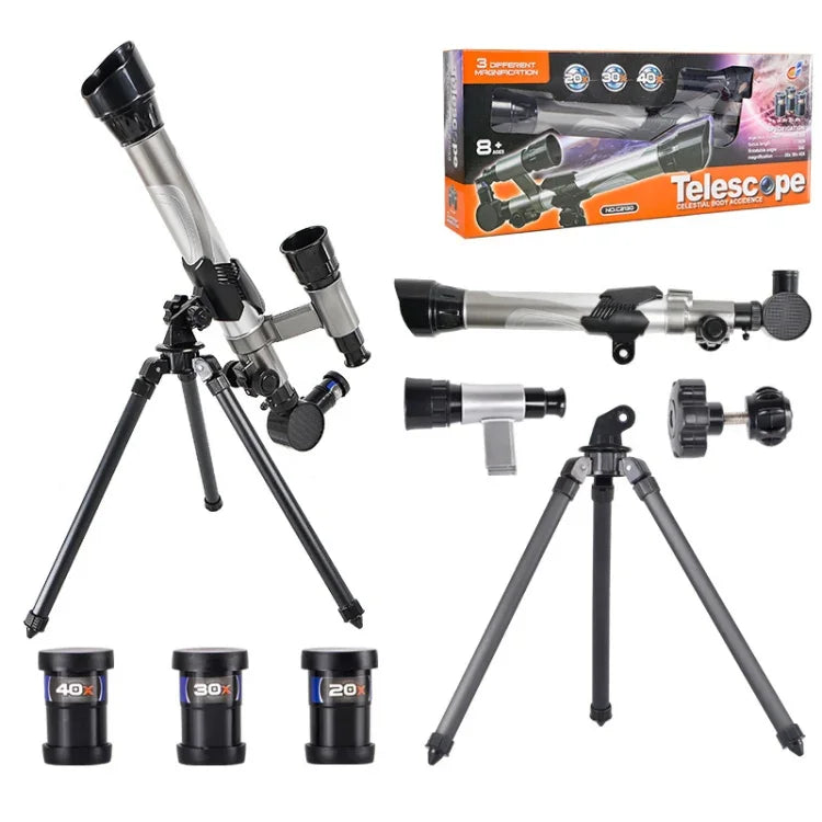 Telescópio Astronómico HD C2130 20X-40X com Múltiplas Oculares, C2130