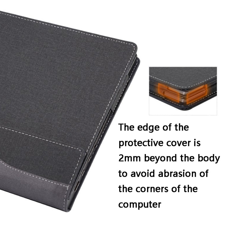 Capa Protetora Antichoque em Pele para Portátil, Para Lenovo XiaoXin Pro 14 2021, Para Lenovo YOGA 14s 2021