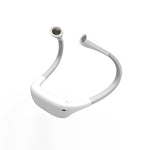 Candeeiro de Pescoço para Pendurar, Candeeiro LED de Leitura com Proteção para os Olhos para Estudante, USB Recarregável, Candeeiro de Livro, Branco, Preto