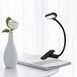 Luz Mini com Clipe para Livro 8021 LED para Partitura Musical com Proteção para os Olhos para Leitura, Preto, Branco