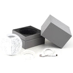 Lâmpada de Mesa Pequena Bola de Cristal Luz Noturna Acrílica USB, MT2 80 x 80mm, MT1 110 x 110mm