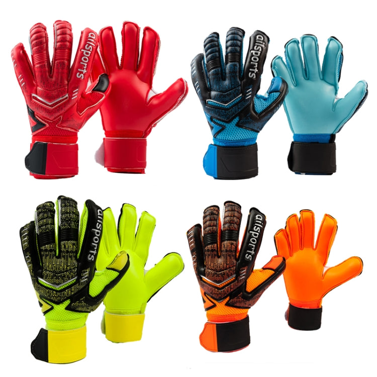 Ailsports ST5511 1 Par de Luvas de Proteção para Dedos de Guarda-Redes com Látex Reforçado, 5, 6, 7, 8, 9, 10, 11