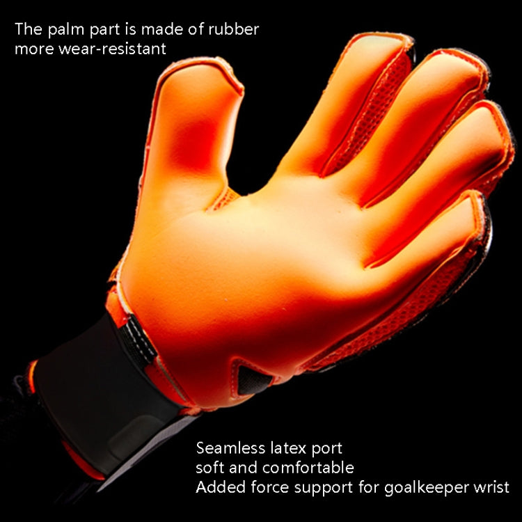 Ailsports ST5511 1 Par de Luvas de Proteção para Dedos de Guarda-Redes com Látex Reforçado, 5, 6, 7, 8, 9, 10, 11