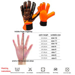 Ailsports ST5511 1 Par de Luvas de Proteção para Dedos de Guarda-Redes com Látex Reforçado, 5, 6, 7, 8, 9, 10, 11