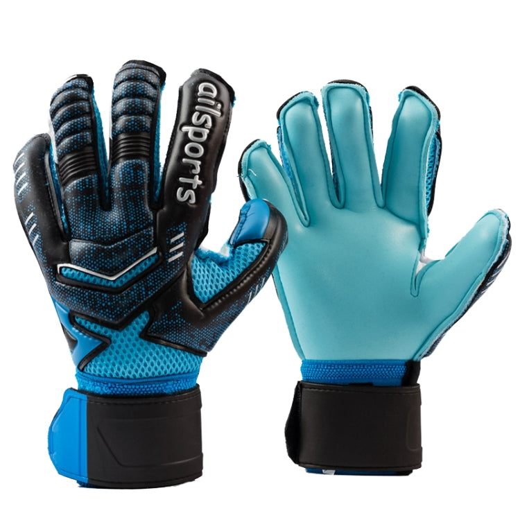 Ailsports ST5511 1 Par de Luvas de Proteção para Dedos de Guarda-Redes com Látex Reforçado, 5, 6, 7, 8, 9, 10, 11