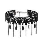 Fringe Lace Gothic Lolita Vintage Necklace,Style:, 1532 Red, 1535, 1555, 1556, 1557