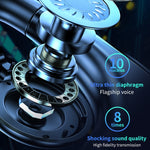 Auricular Bluetooth V5.2 Business com Gancho Auricular M99, Preto, Rosa, Preto+Vermelho, Preto+Azul, Preto+Branco