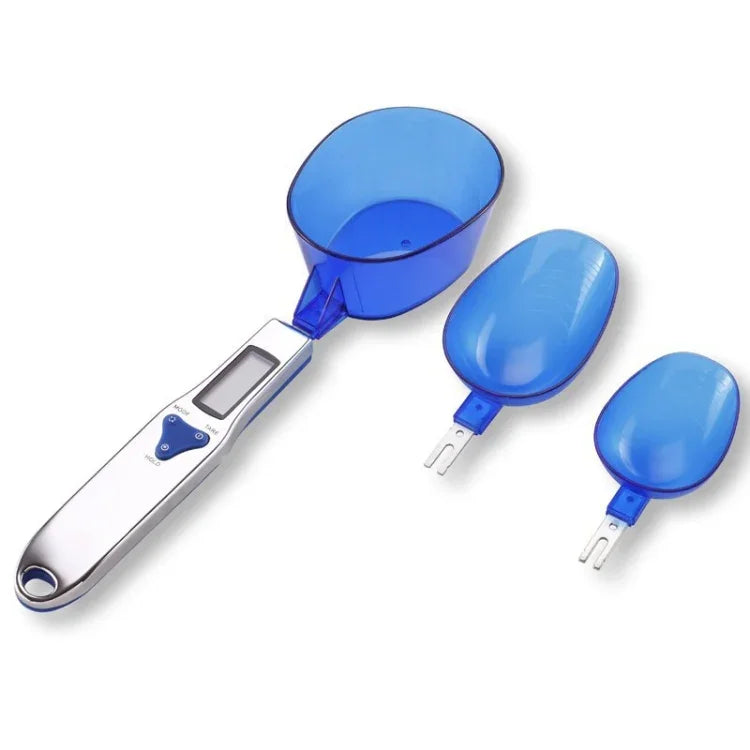 Colher Medidora Eletrónica com Balança de Cozinha 500g / 0.5g com Três Colheres, 500g / 0.5g, 300g / 0.1g