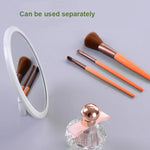 Nail Free Bathroom Mirror Rotating Folding Makeup Mirror