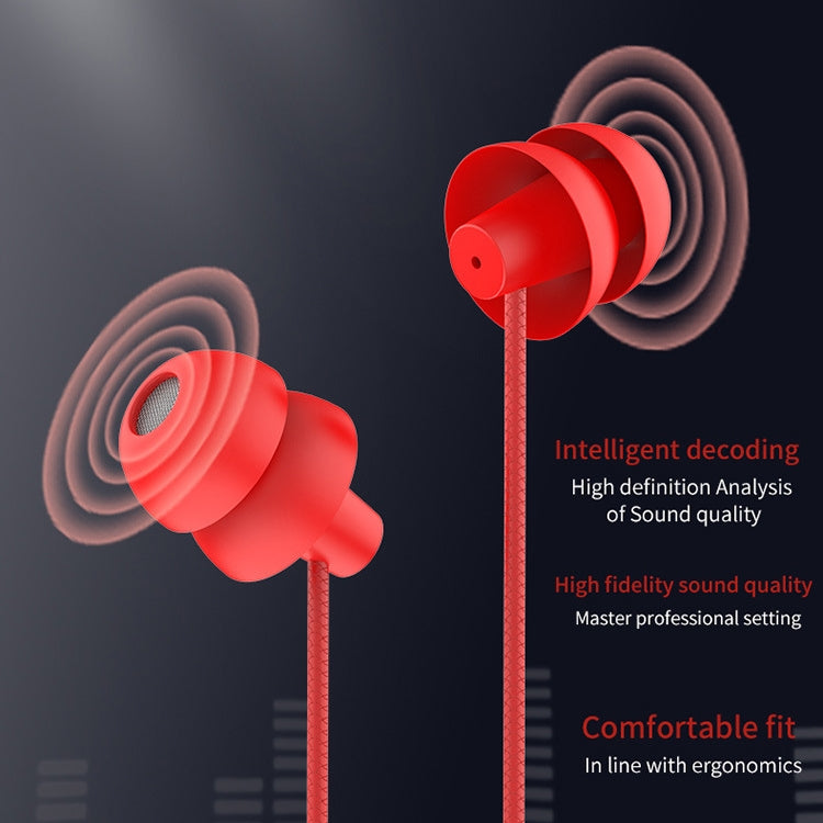Auricular Com Fio com Controlo e Microfone EN3900 Plug 3.5mm, Branco, Vermelho, Preto