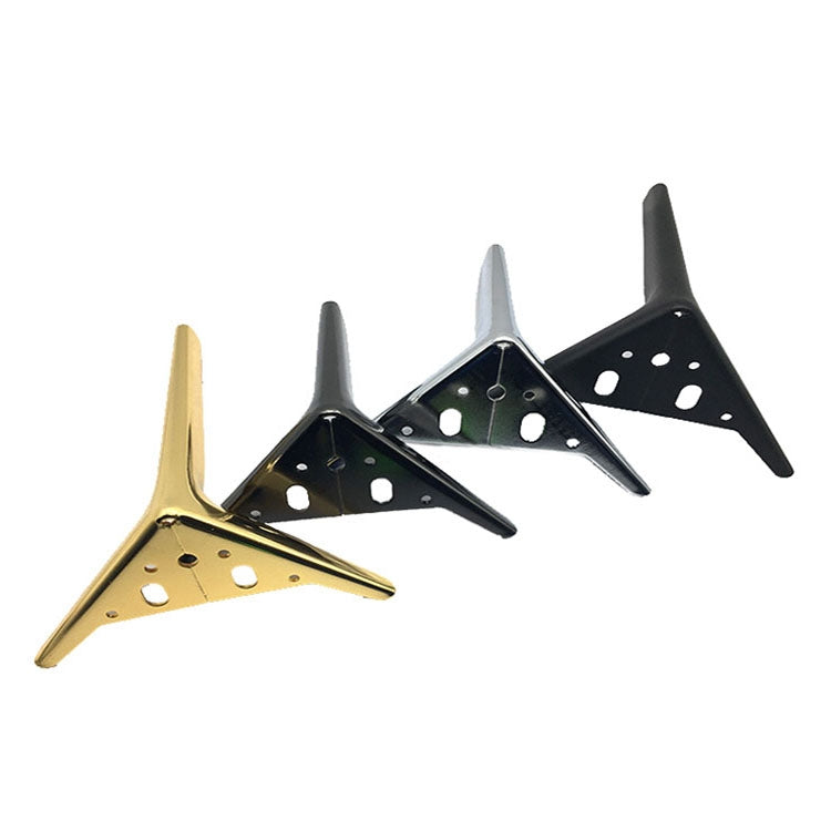 Pé de Metal para Móvel de Sofá e Móvel LH-XY-0010, Altura:, 12cm, 15cm, 19cm, 25cm, 12cm Preto Mate, 15cm Preto Mate, 12cm Azul Escovado, 15cm Azul Escovado, 19cm Azul Escovado, 19cm Preto Mate, 25cm Azul Escovado, 25cm Preto Mate