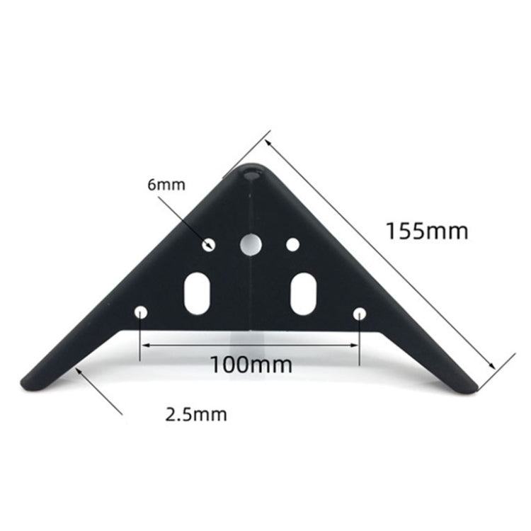 Pé de Metal para Móvel de Sofá e Móvel LH-XY-0010, Altura:, 12cm, 15cm, 19cm, 25cm, 12cm Preto Mate, 15cm Preto Mate, 12cm Azul Escovado, 15cm Azul Escovado, 19cm Azul Escovado, 19cm Preto Mate, 25cm Azul Escovado, 25cm Preto Mate
