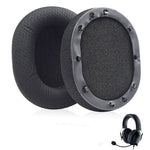 1 par de almofadas para auscultadores Razer BlackShark V2 X / V2 USB, cor: gel preto, rede preta, gel preto, rede preta+verde