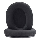 1 par de almofadas para auscultadores Razer BlackShark V2 X / V2 USB, cor: gel preto, rede preta, gel preto, rede preta+verde