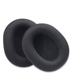 1 par de almofadas para auscultadores Razer BlackShark V2 X / V2 USB, cor: gel preto, rede preta, gel preto, rede preta+verde
