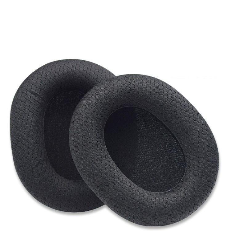 1 par de almofadas para auscultadores Razer BlackShark V2 X / V2 USB, cor: gel preto, rede preta, gel preto, rede preta+verde