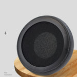 1 par de almofadas de esponja em pele de proteína para JBL T450 / Tune 600 / T500BT, preto, roxo claro, azul mar