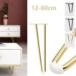 Pés de Suporte Metálicos para Móveis LH-S0006, Altura:, 12cm, 15cm, 18cm, 20cm, 25cm, 30cm, 60cm